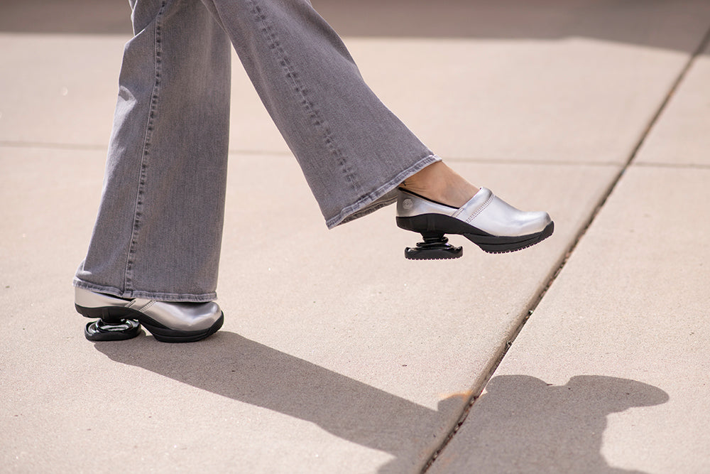 Töffler Clog - Silver Chrome