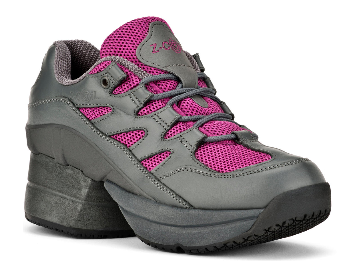 Freedom Classic Grey Fuchsia - Covered CoiL Z-CoiL Pain Relief Footwear