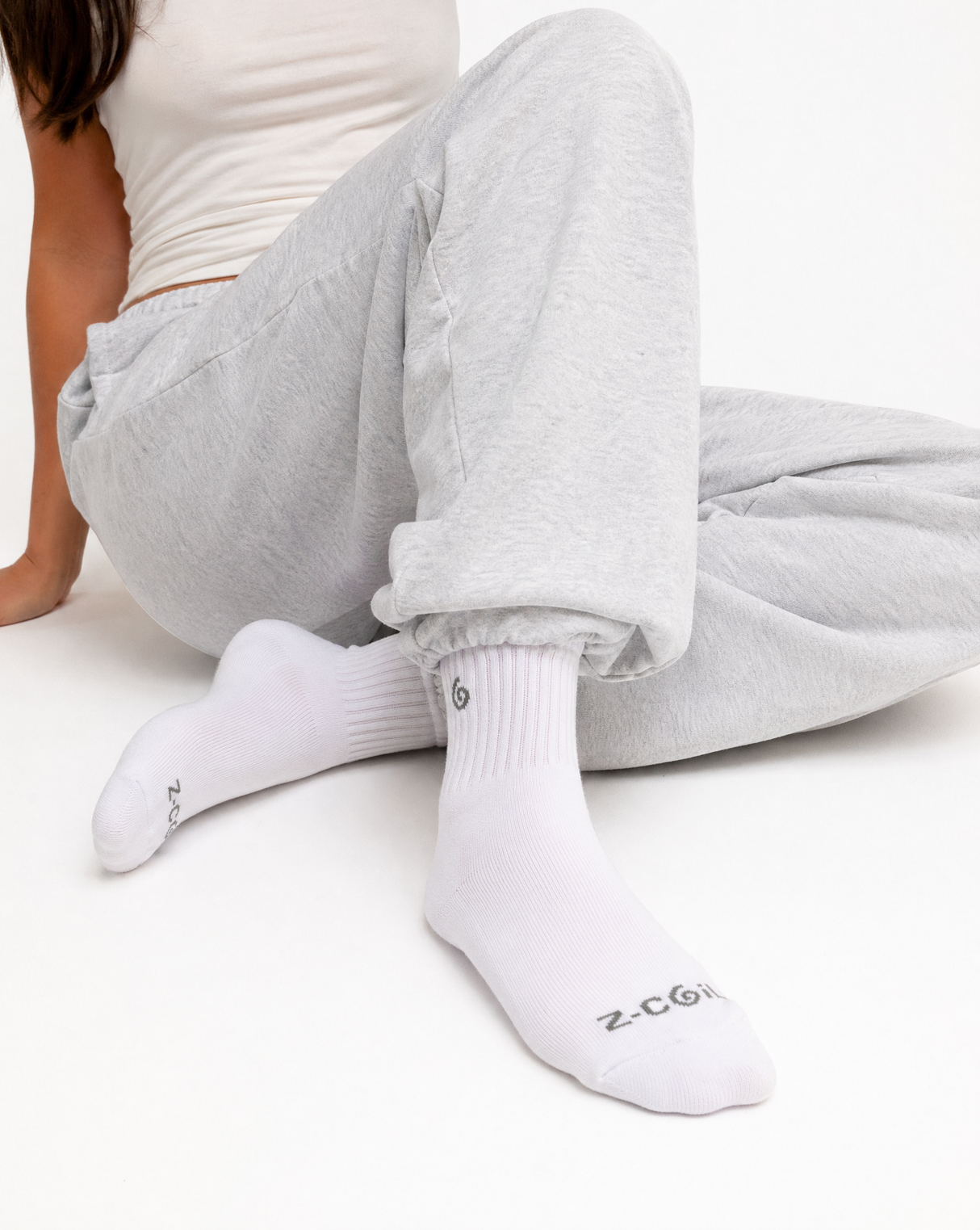 Z-CoiL® Comfort Socks - Ankle White - 3 Pack