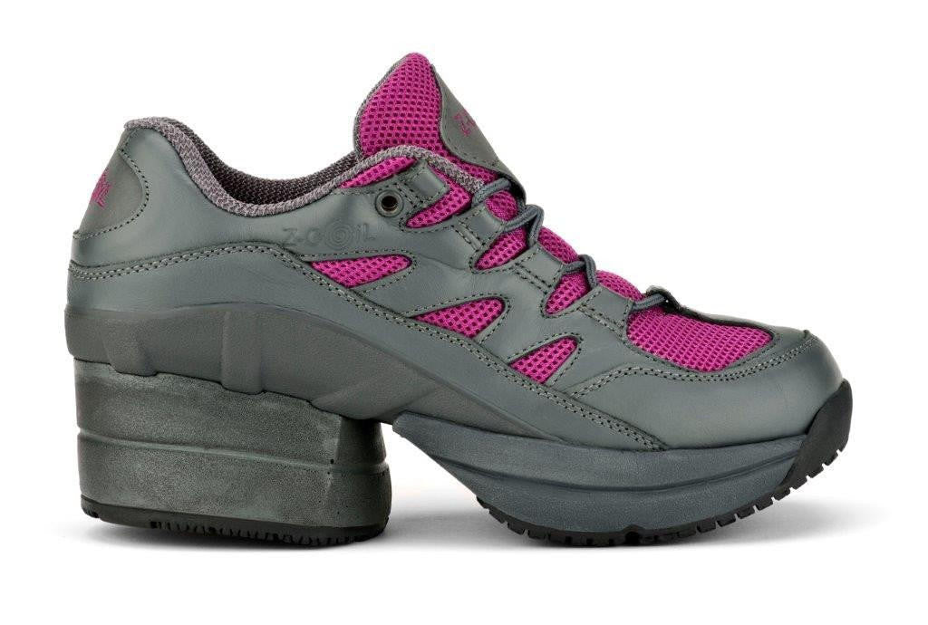 Freedom Classic Grey Fuchsia - Covered CoiL Z-CoiL Pain Relief Footwear