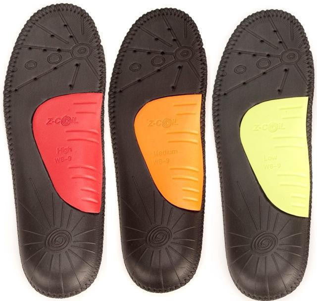 Z-Fit Custom Arch Insole Z-CoiL Pain Relief Footwear