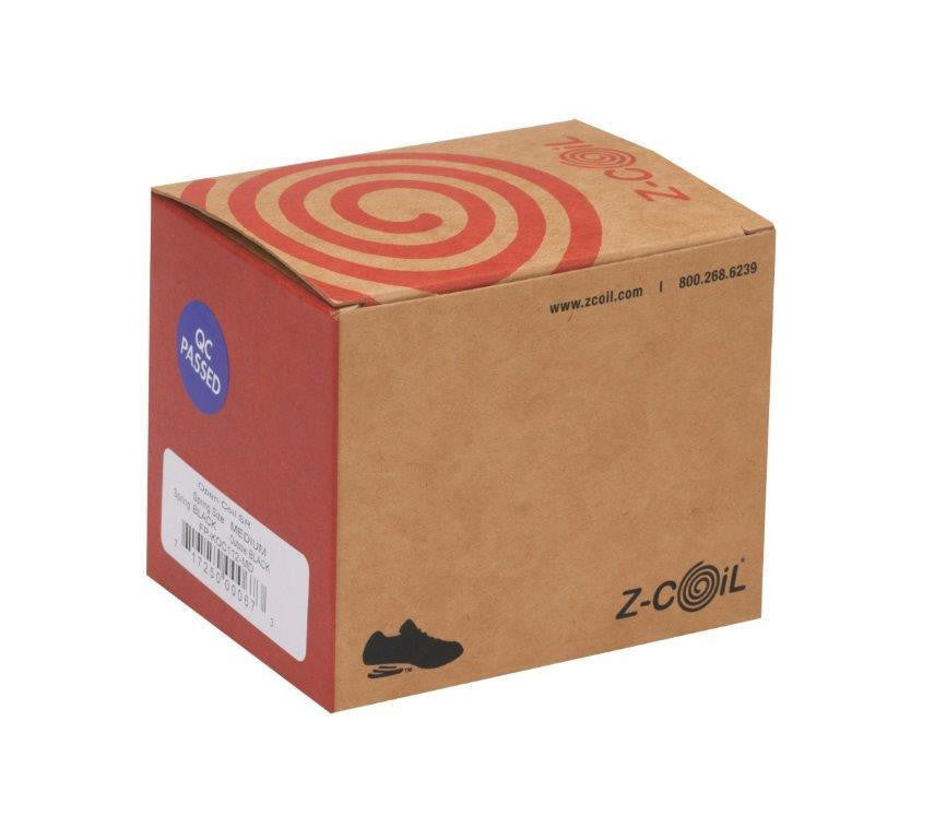 CoiL Open White Black Slip Resistant Z-CoiL Pain Relief Footwear