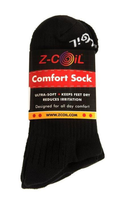 Z-CoiL® Comfort Socks - Ankle Black - 3 Pack Z-CoiL Pain Relief Footwear