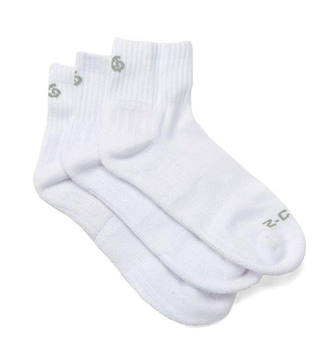 Z-CoiL® Comfort Socks - Ankle White - 3 Pack Z-CoiL Pain Relief Footwear