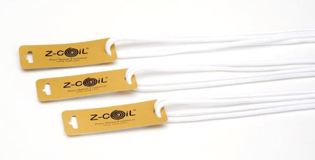 Shoe Lace Standard White - 3 pack Z-CoiL Pain Relief Footwear