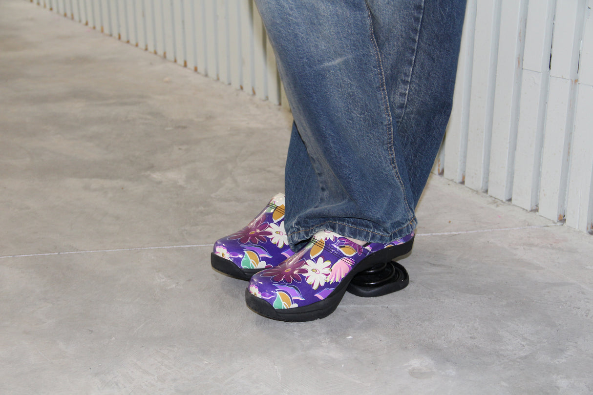 Töffler Clog - Amethyst Bloom