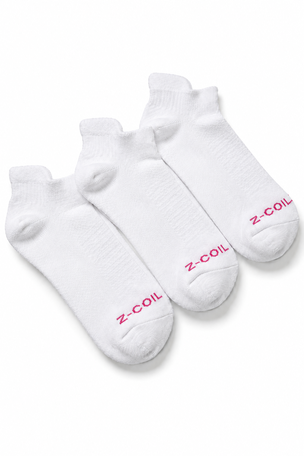 Low Cut Bamboo Socks — White, 3 Pack
