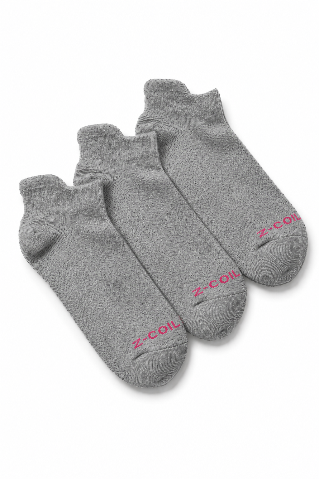 Low Cut Bamboo Socks — Grey, 3 Pack