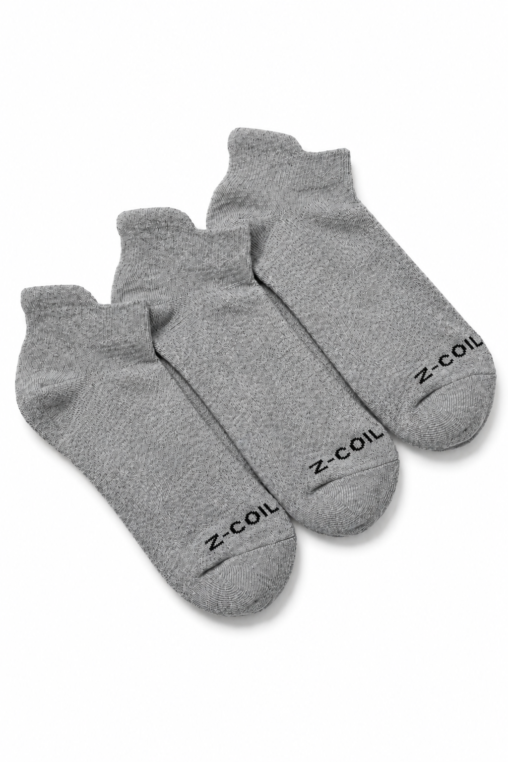 Low Cut Bamboo Socks — Grey, 3 Pack