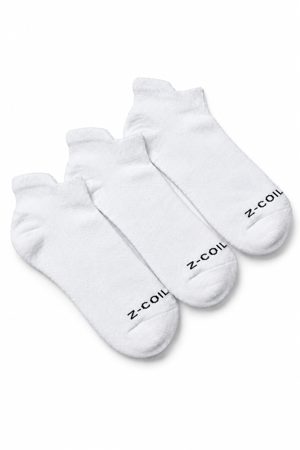 Low Cut Bamboo Socks — White, 3 Pack