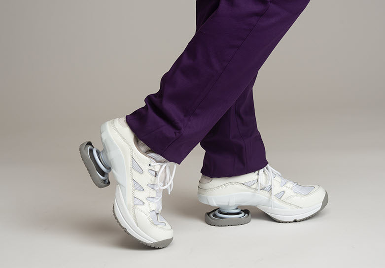 More Energy Freedom White Open CoiL Z-CoiL Pain Relief Footwear