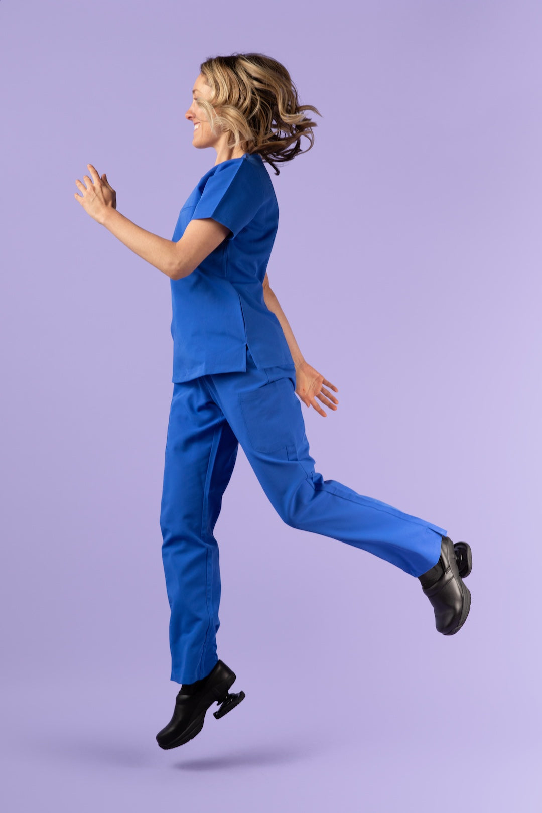 Nurse walking in Z-CoiL shoes