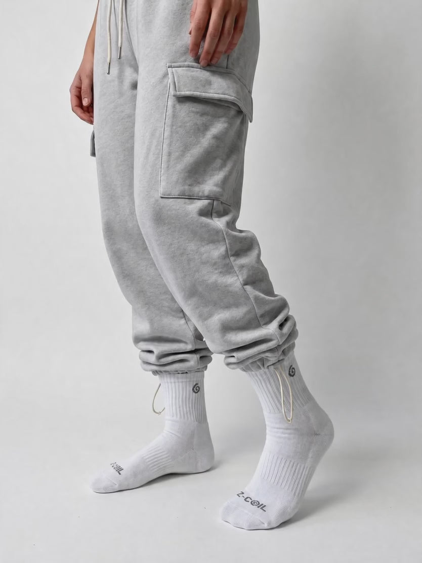 Z-CoiL® Comfort Socks - Ankle White - 3 Pack