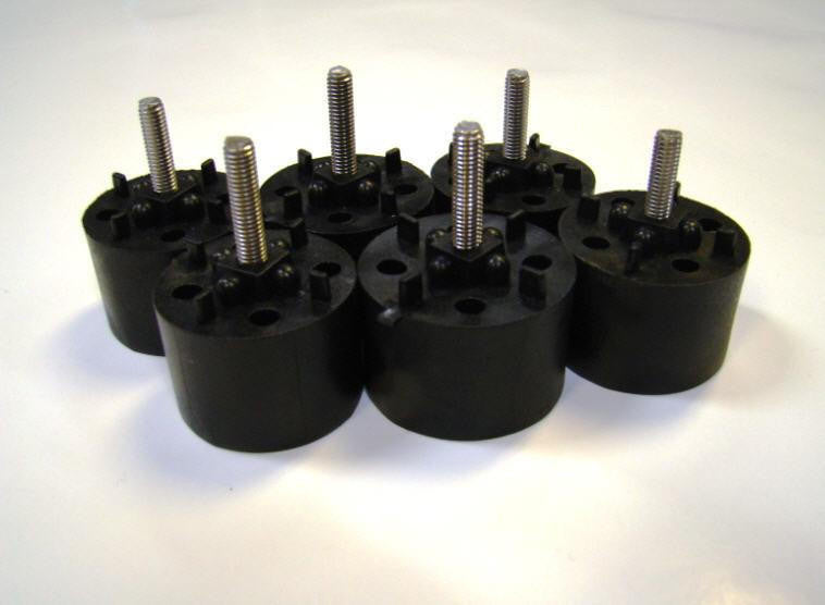 1.0 Lift Black (6 pack) Z-CoiL Pain Relief Footwear