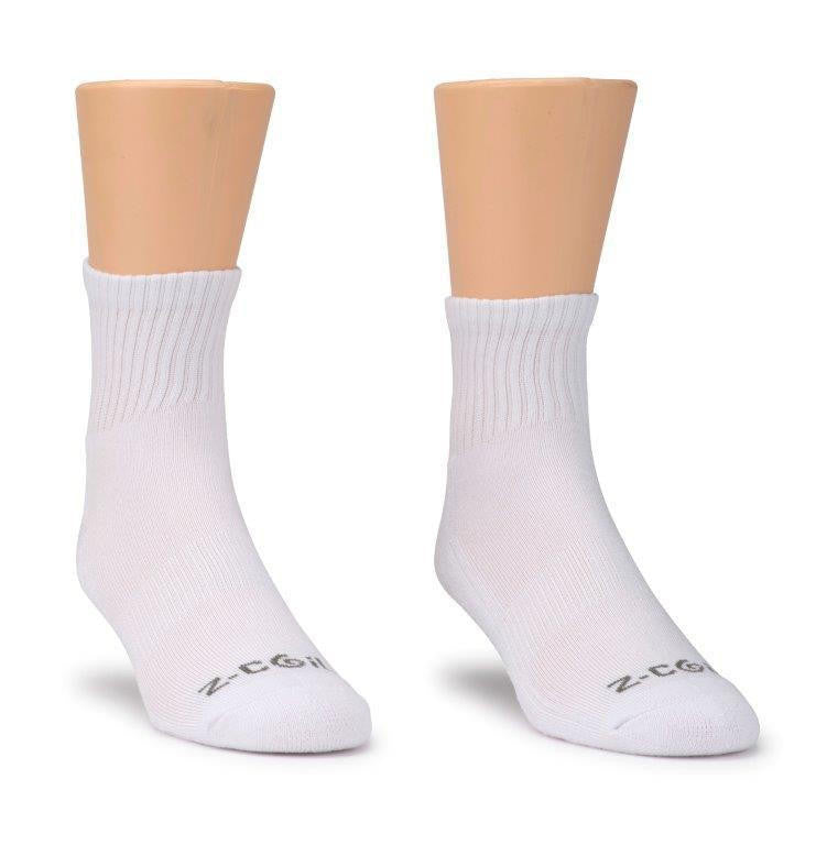 Z-CoiL® Comfort Socks - Ankle White - 3 Pack Z-CoiL Pain Relief Footwear