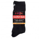 Z-CoiL® Comfort Socks Black - Mid Calf - 3 Pack Z-CoiL Pain Relief Footwear